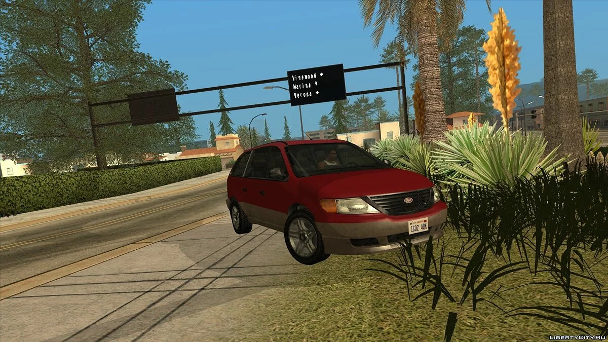 GTA V Мінівен / GTA San Andreas