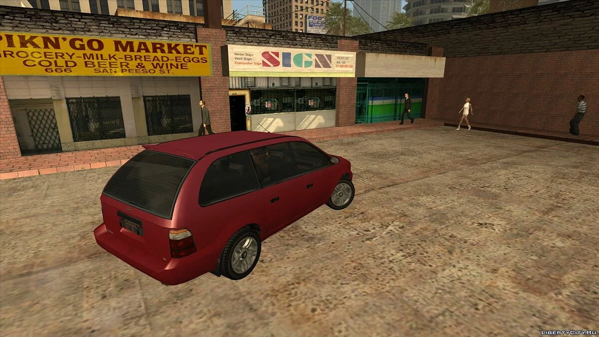 GTA V Мінівен / GTA San Andreas