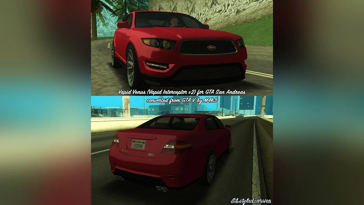 Vapid Venus (Vapid Interceptor v2) / GTA San Andreas