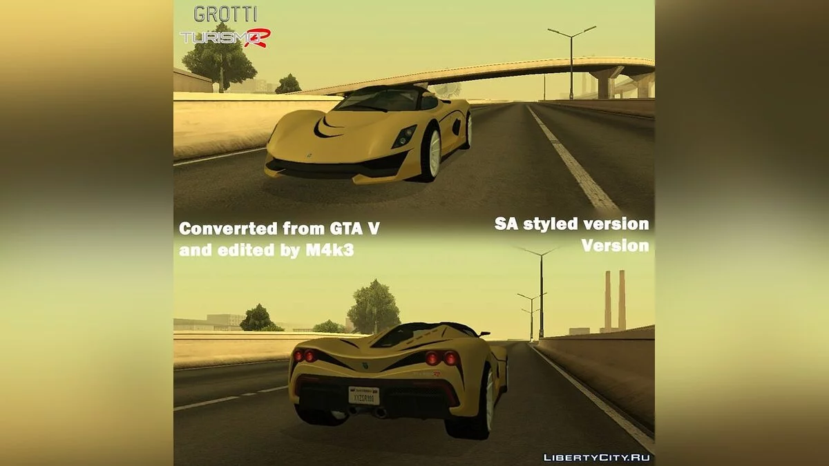 GTA V غروتي توريسمو R / جي تي إيه سان أندرياس