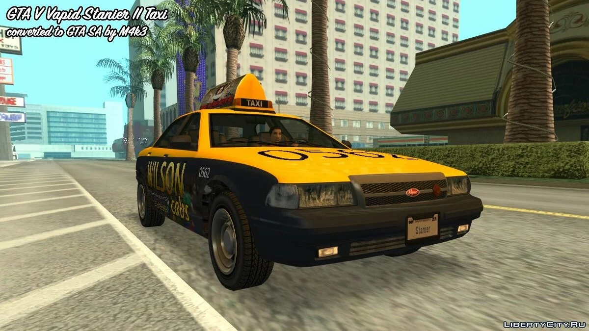 GTA 5 Vapid Stanier II Taxi / GTA San Andreas