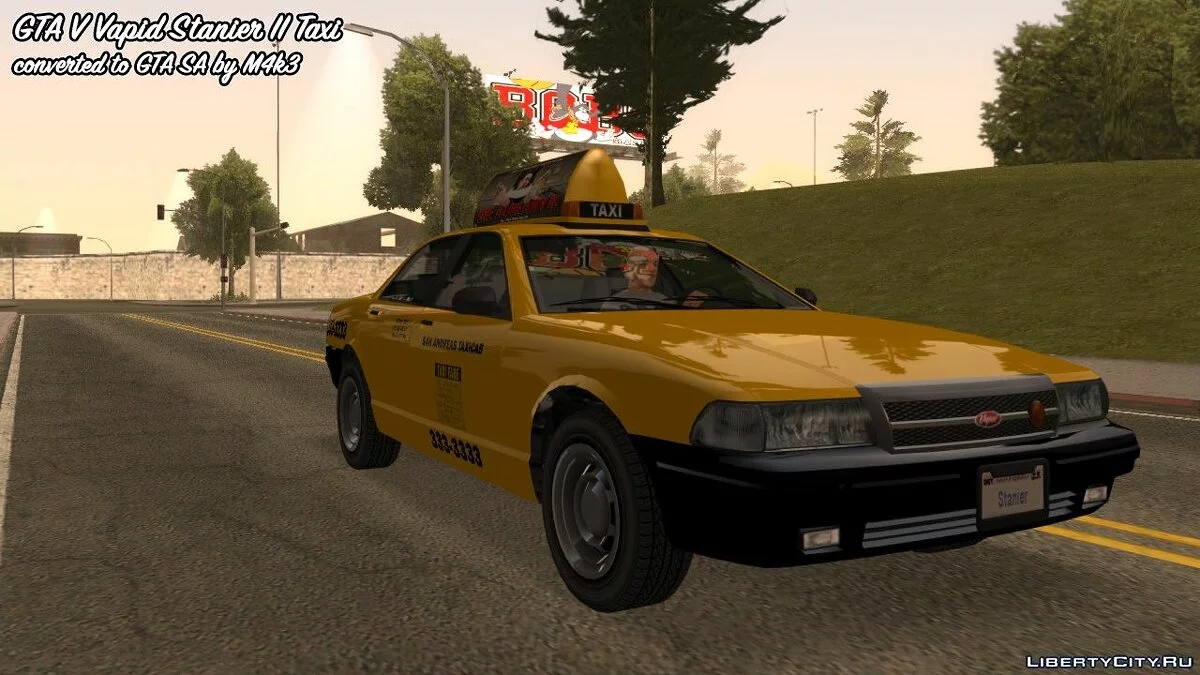 GTA 5 Vapid Stanier II Taxi / GTA San Andreas