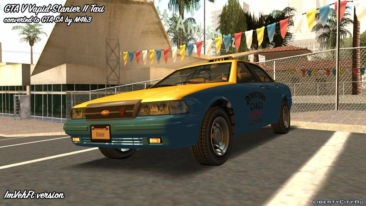 GTA 5 Vapid Stanier II Taxi / GTA San Andreas