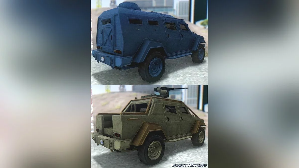 GTA SA HVY Insurgent & Pick-Up V / GTA San Andreas