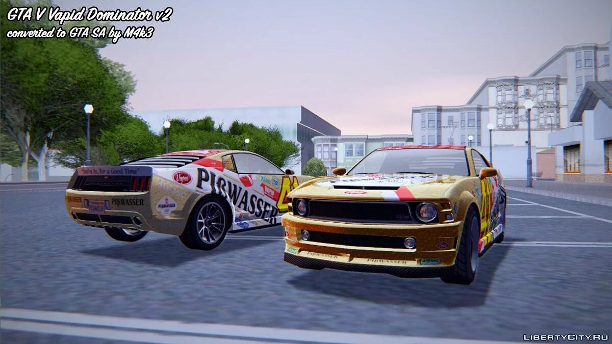 GTA 5 Vapid Dominator v2 / GTA San Andreas