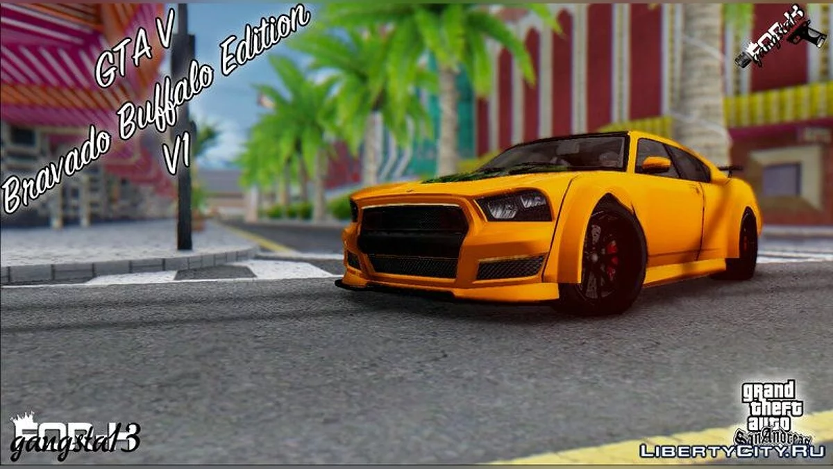 GTA V Bravado Buffalo Édition v1 / GTA San Andreas