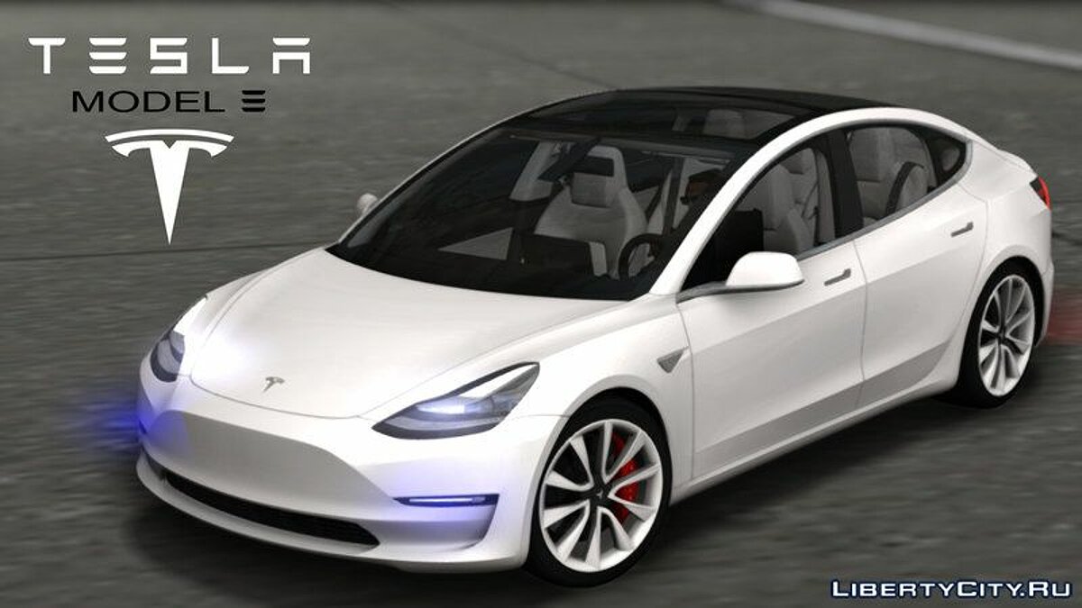 Download 2018 Tesla Model 3 for GTA San Andreas