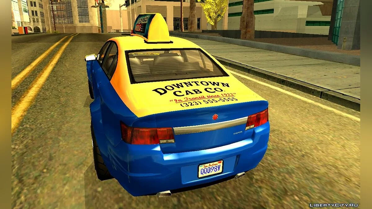 Taxi Cheval Fugitive de Downtown Cab Co. / GTA San Andreas