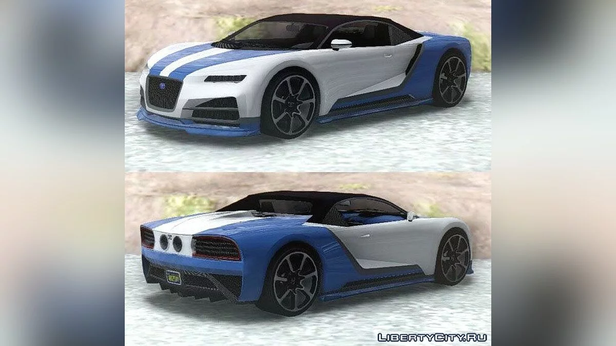 GTA V Truffade Nero Spyder / GTA San Andreas
