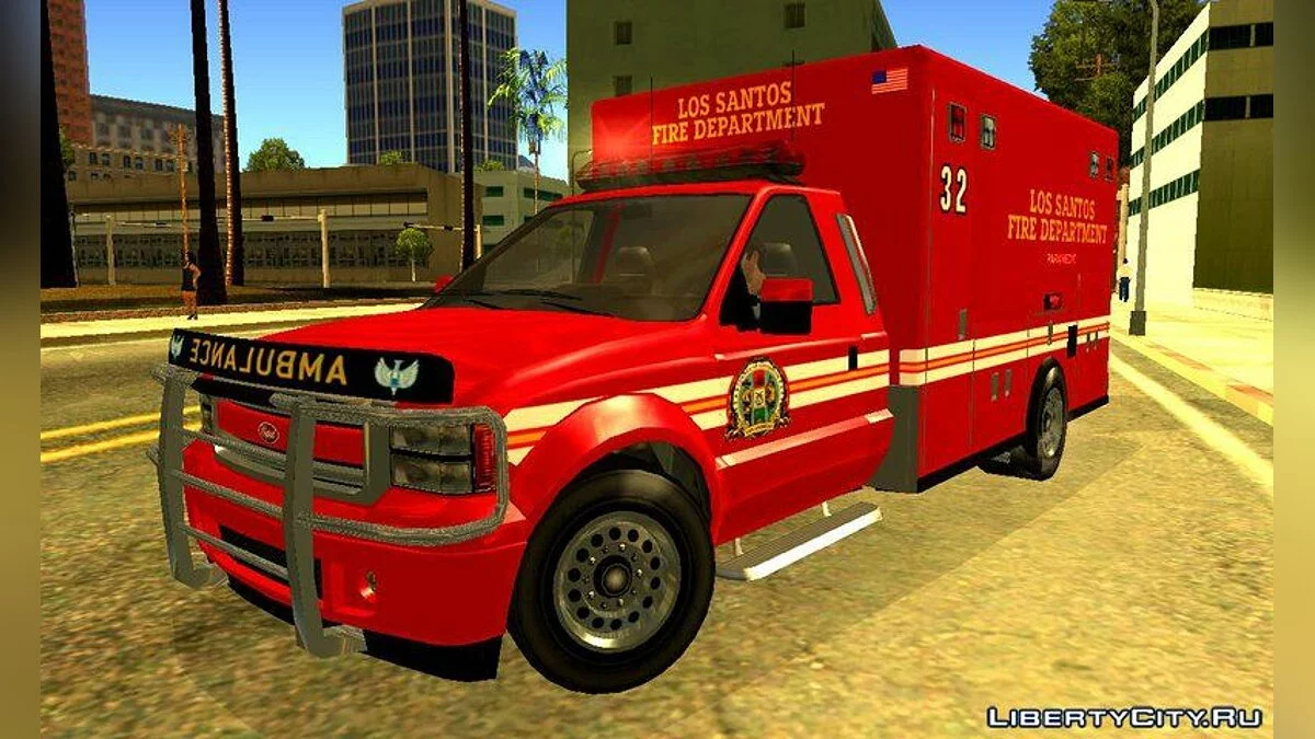 GTA V Vapid Sadler Ambulância / GTA San Andreas