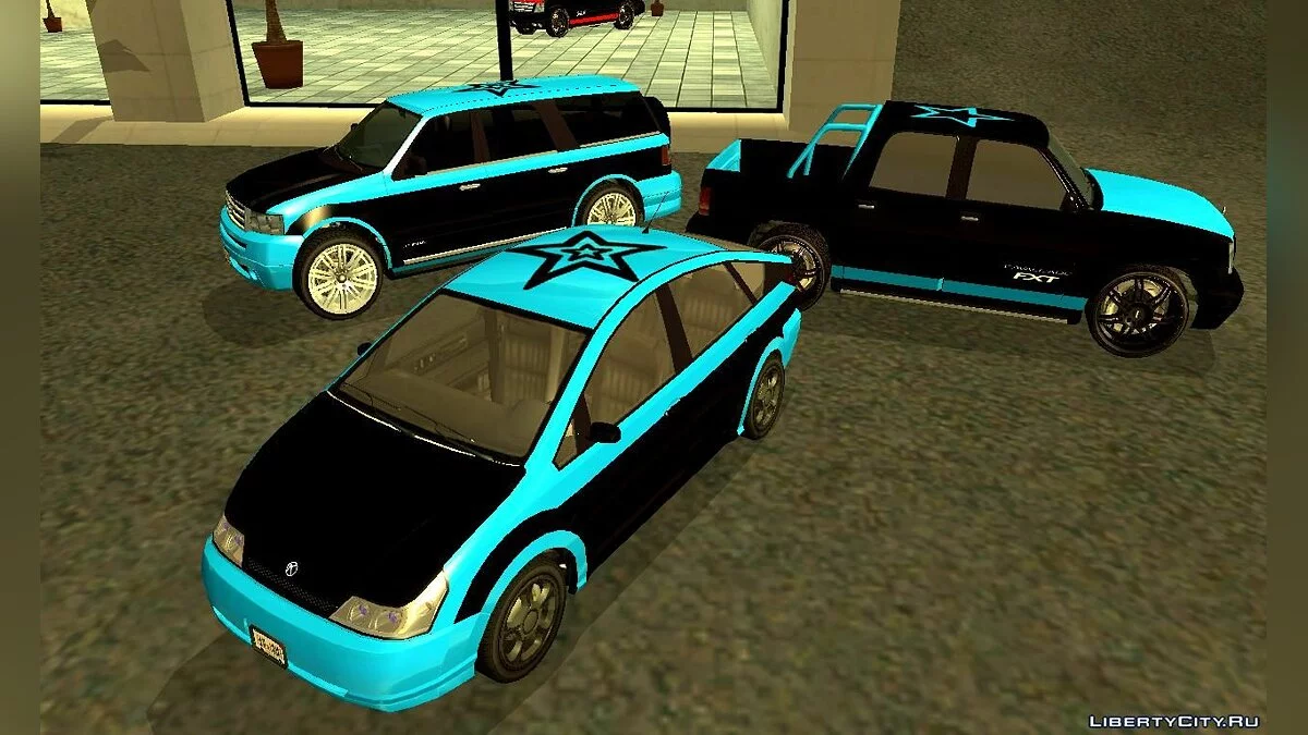 Saints Row 3 Gang Vehicles Pack / GTA San Andreas