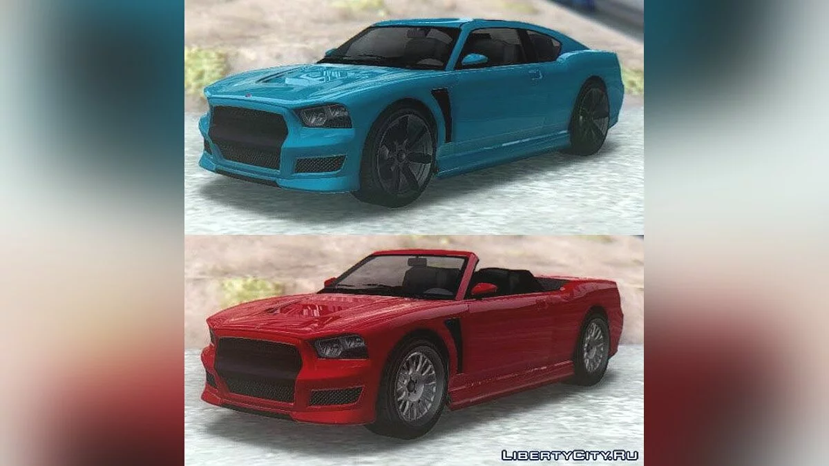 GTA V Bravado Buffalo 2 أبواب كوبيه وكابريوليه / جي تي إيه سان أندرياس