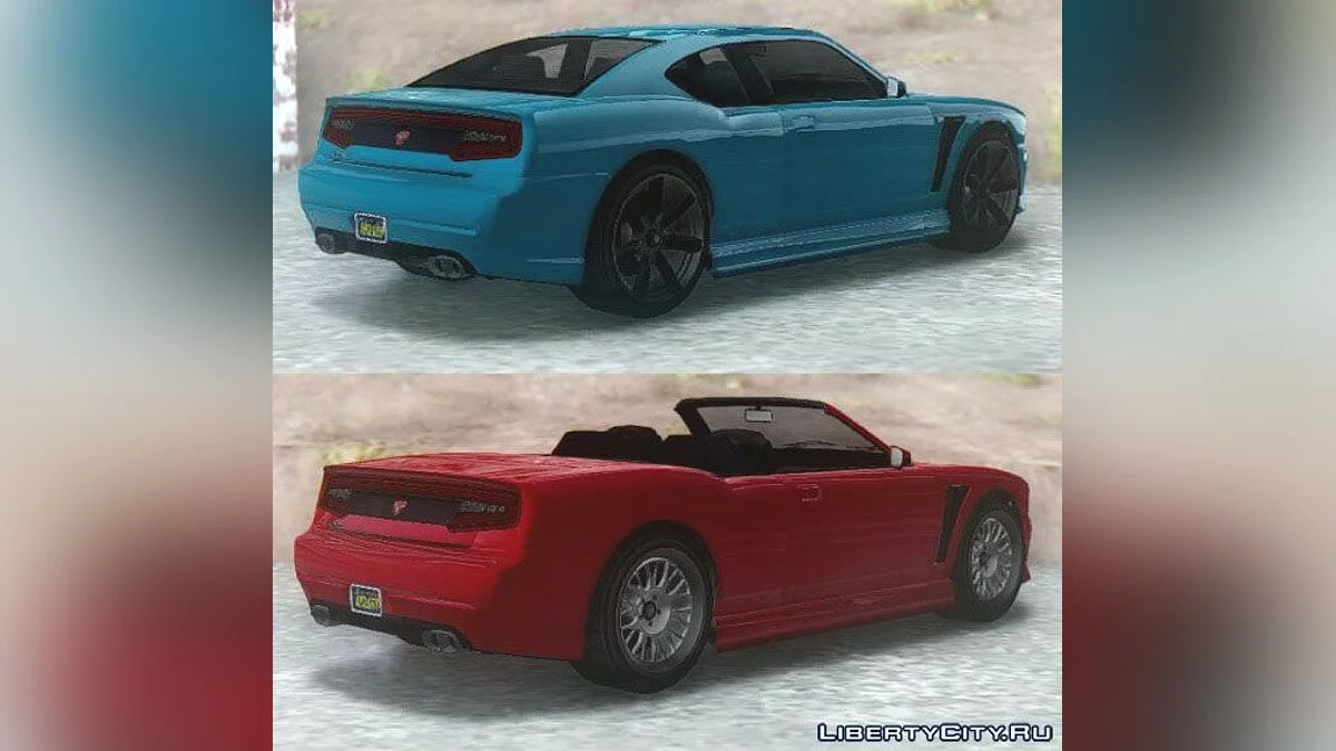 GTA V Bravado Buffalo 2 أبواب كوبيه وكابريوليه / جي تي إيه سان أندرياس