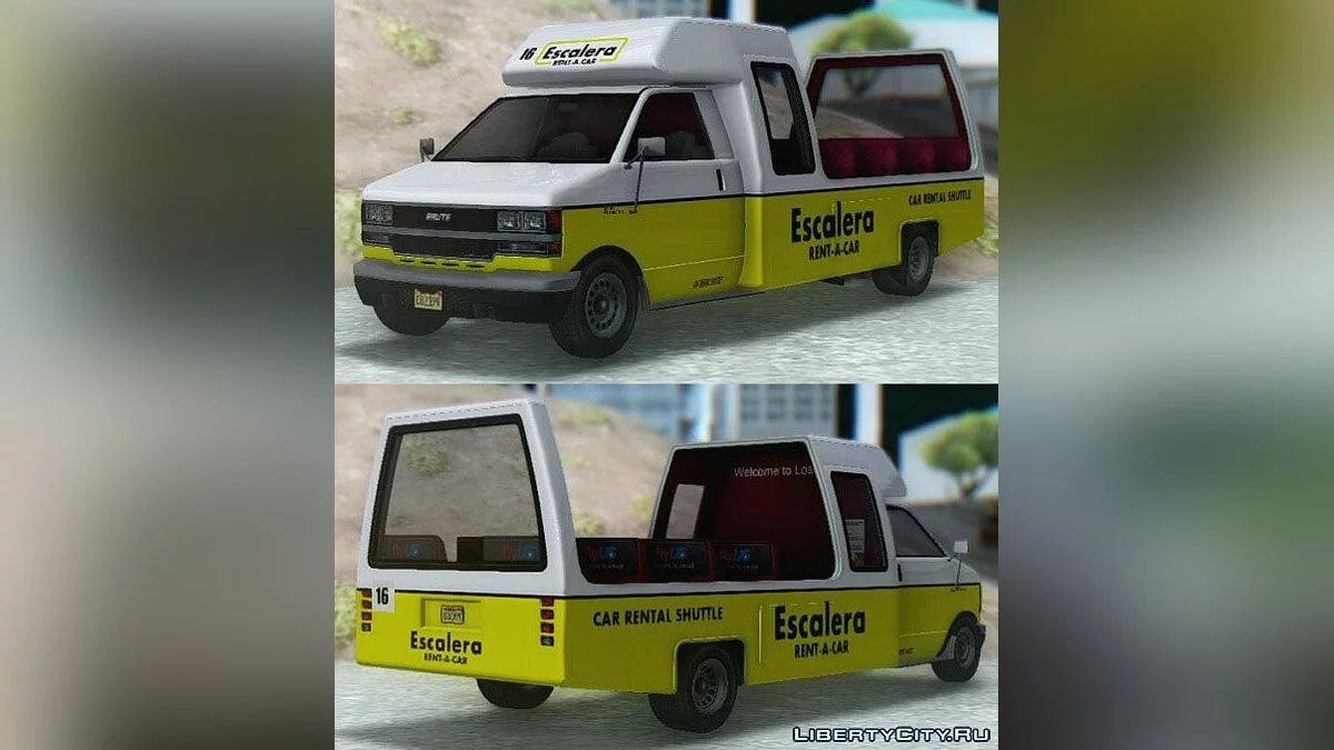 GTA V Brute Rental Shuttle & Tour Bus / GTA San Andreas