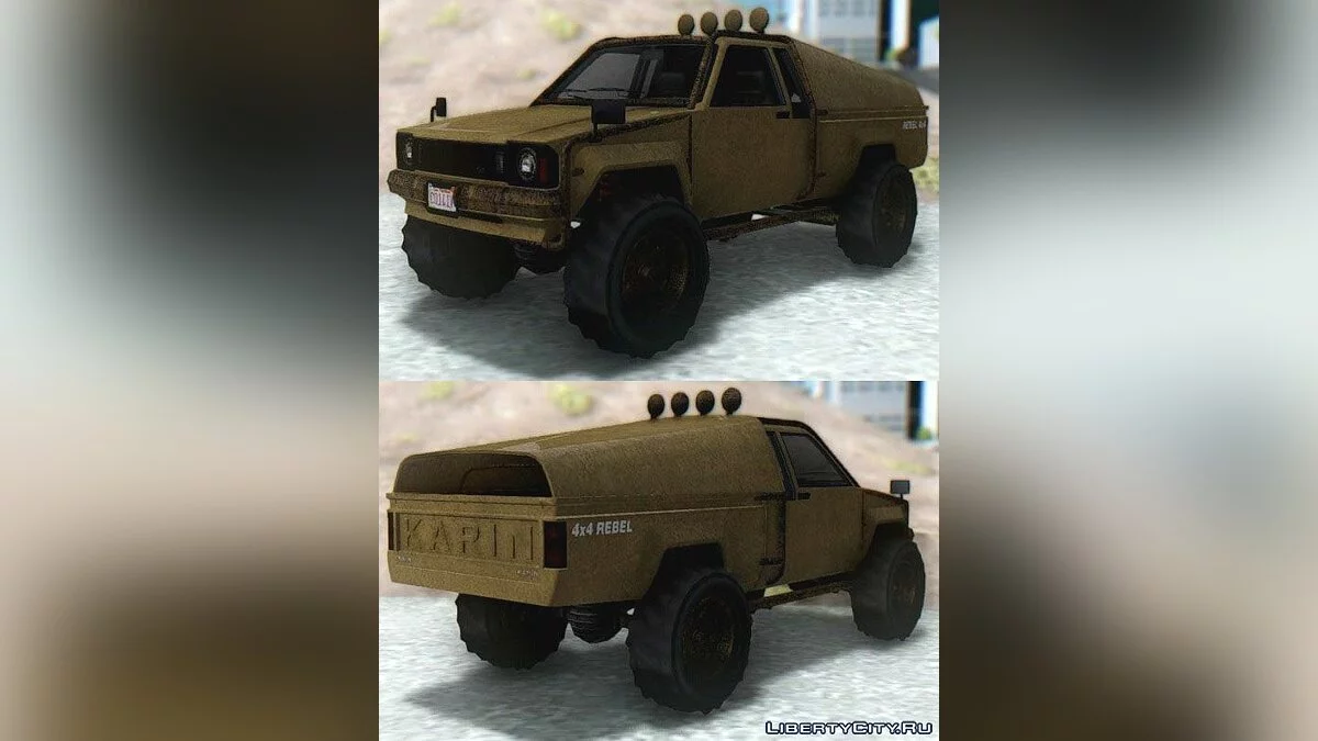 GTA V Karin Rebel 4x4 & Worn / GTA San Andreas