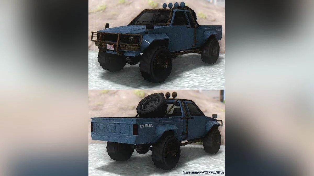 GTA V Karin Rebel 4x4 & Worn / GTA San Andreas