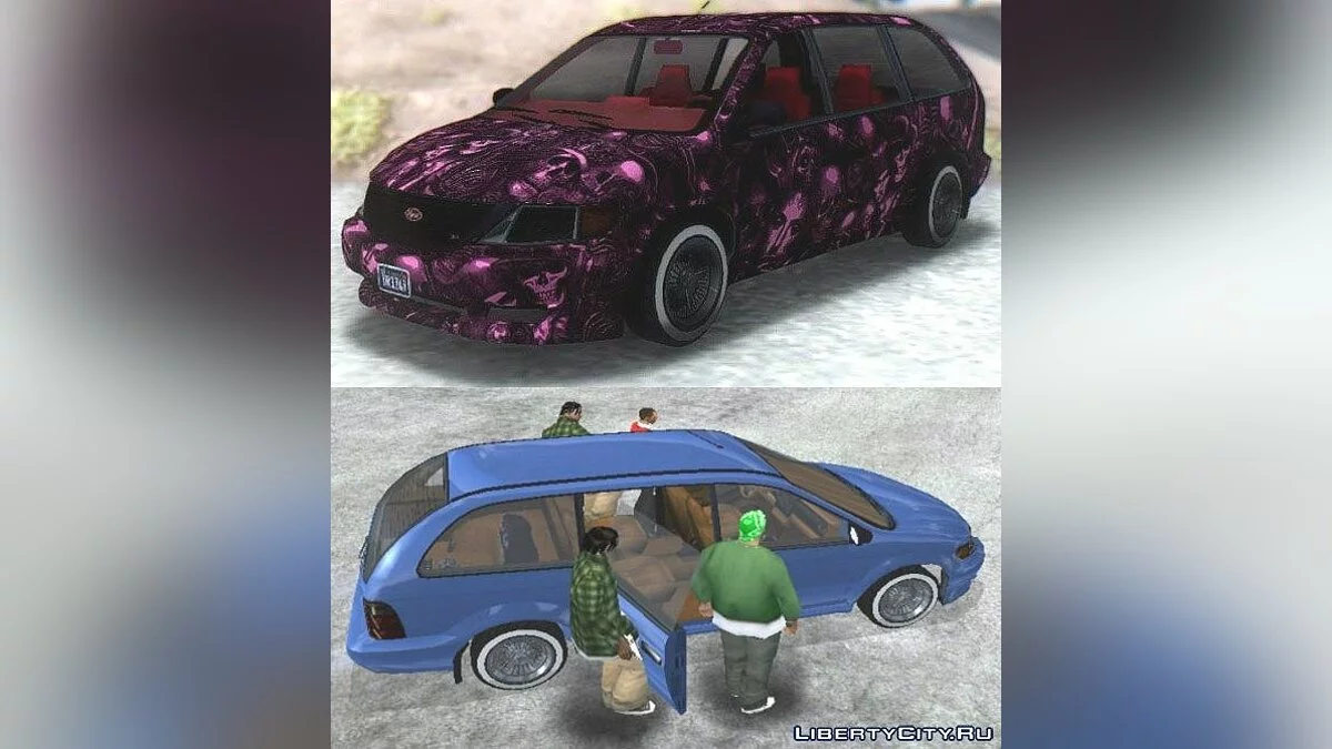 GTA V Vapid Minivan Personnalisé / GTA San Andreas