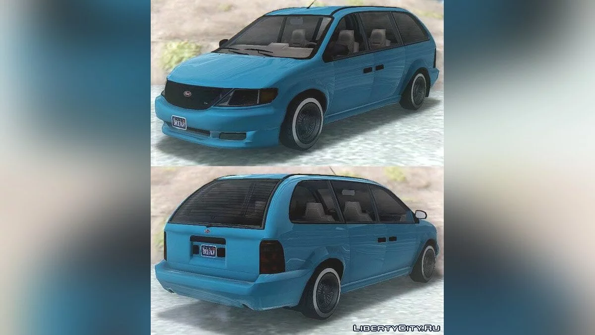 GTA V Vapid Minivan Personnalisé / GTA San Andreas