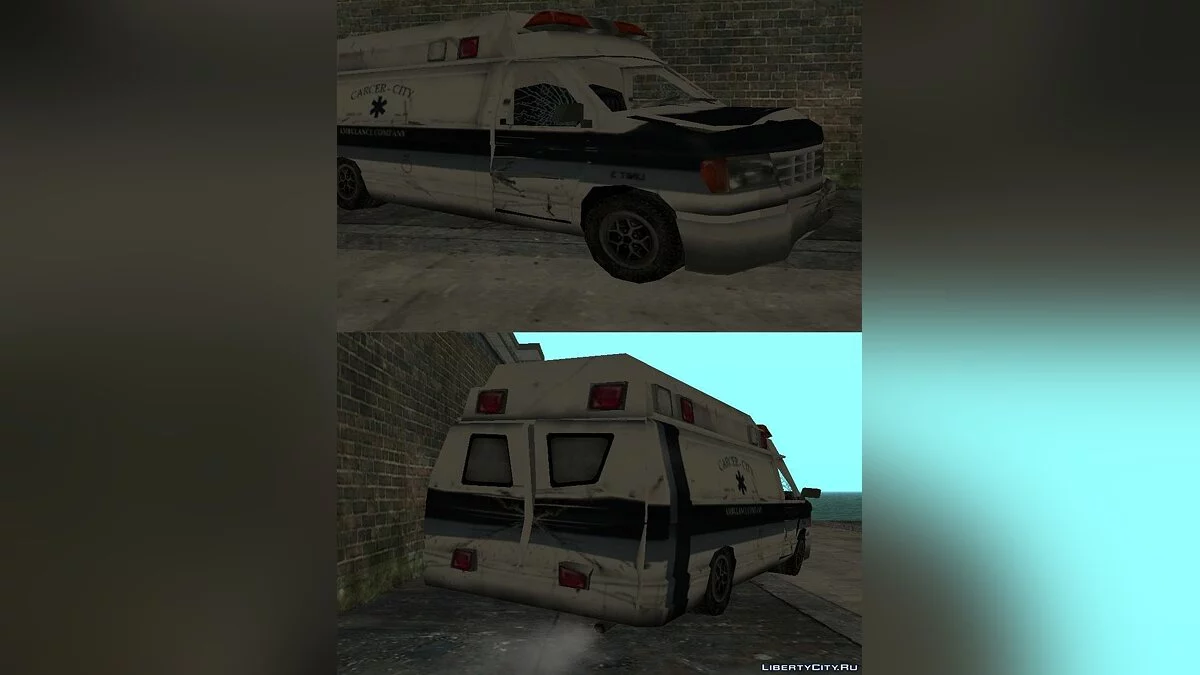Ambulancia de Carcer City / GTA San Andreas