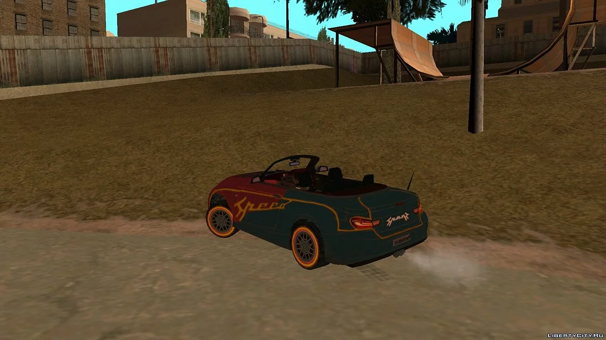 Автомобіль ROS Rosy Comet з гри Rules Of Survival / GTA San Andreas