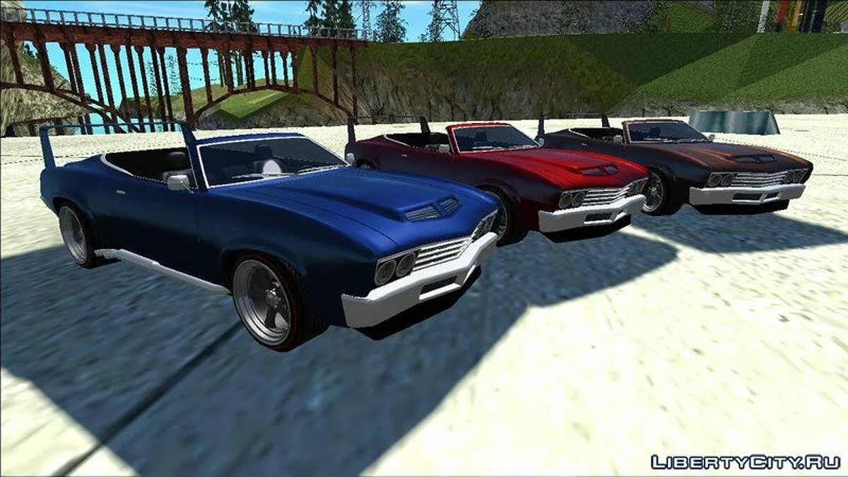 FlatQut Scorpion Cabrio (Custom) / GTA San Andreas