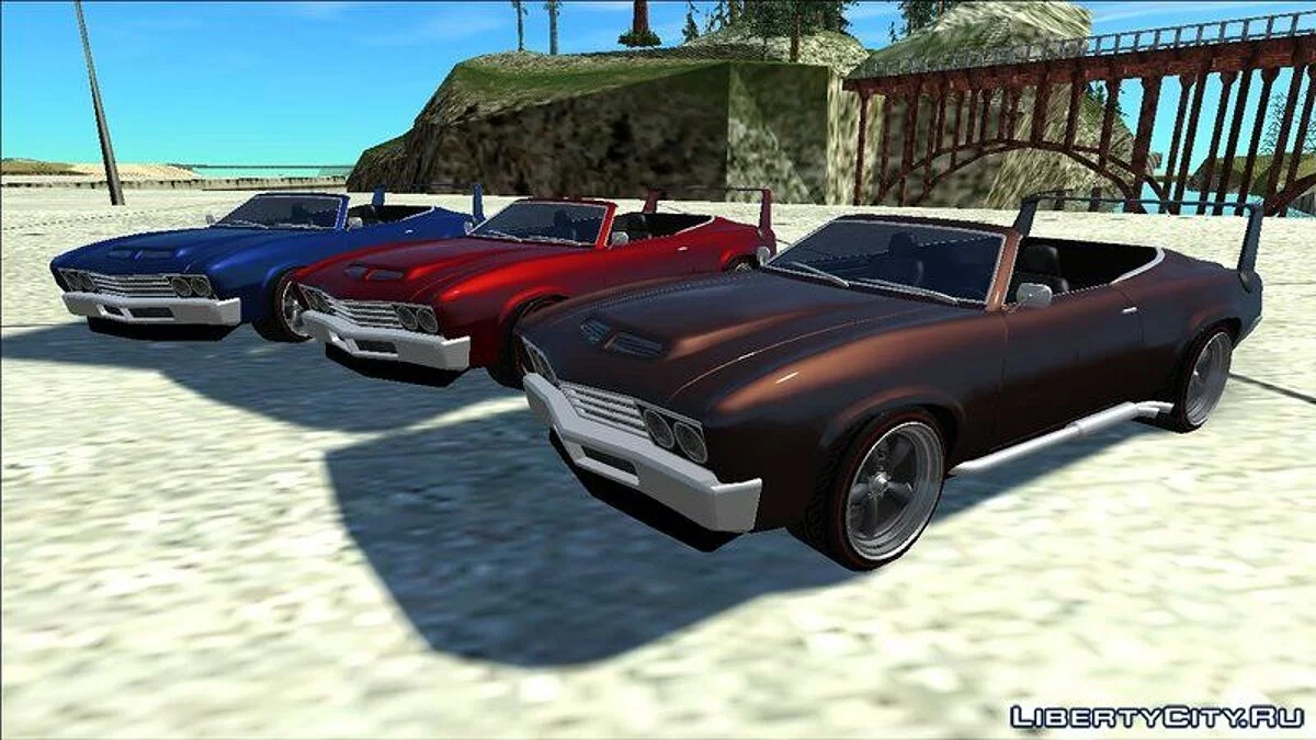 FlatQut Scorpion Cabrio (Custom) / GTA San Andreas