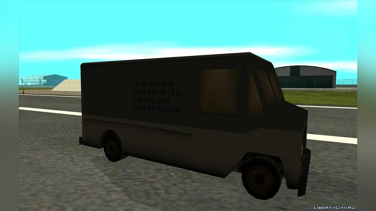 Boxville dari permainan Manhunt / GTA San Andreas
