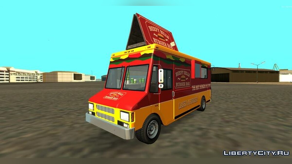 Download Dodge Bus Escolar (Hotdog) for GTA San Andreas