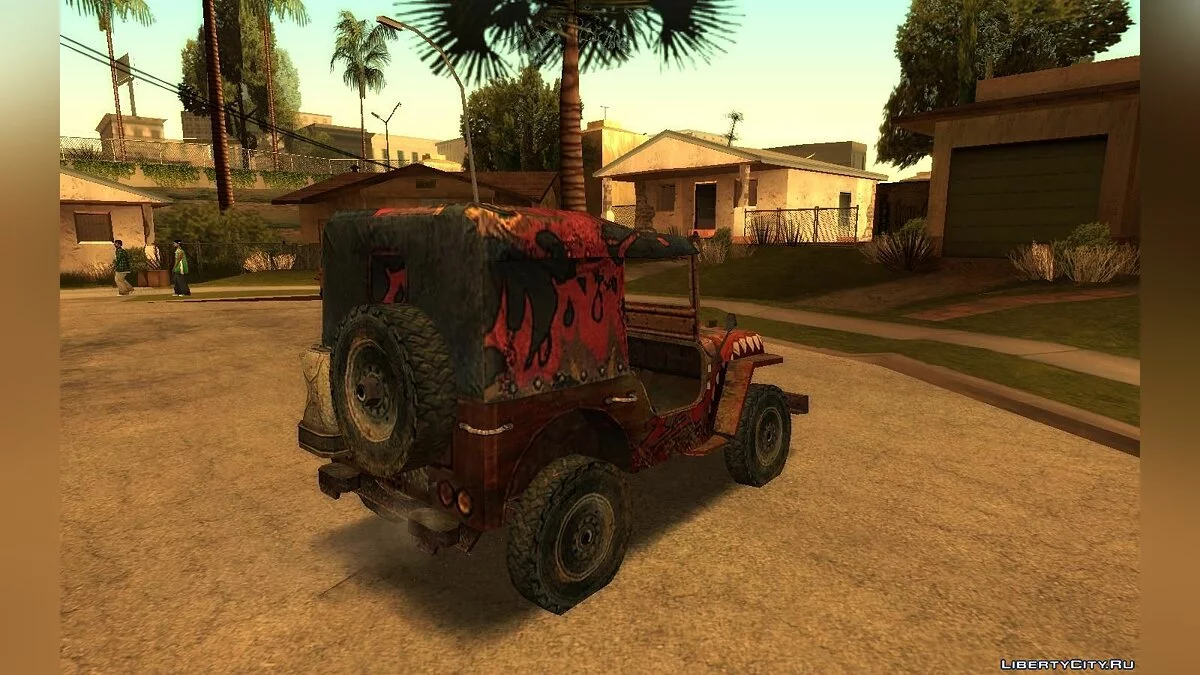 Free Fire Jeep Auto / GTA San Andreas