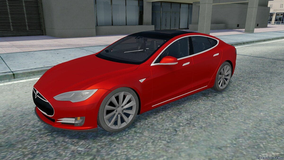 Машина Tesla model s p90d