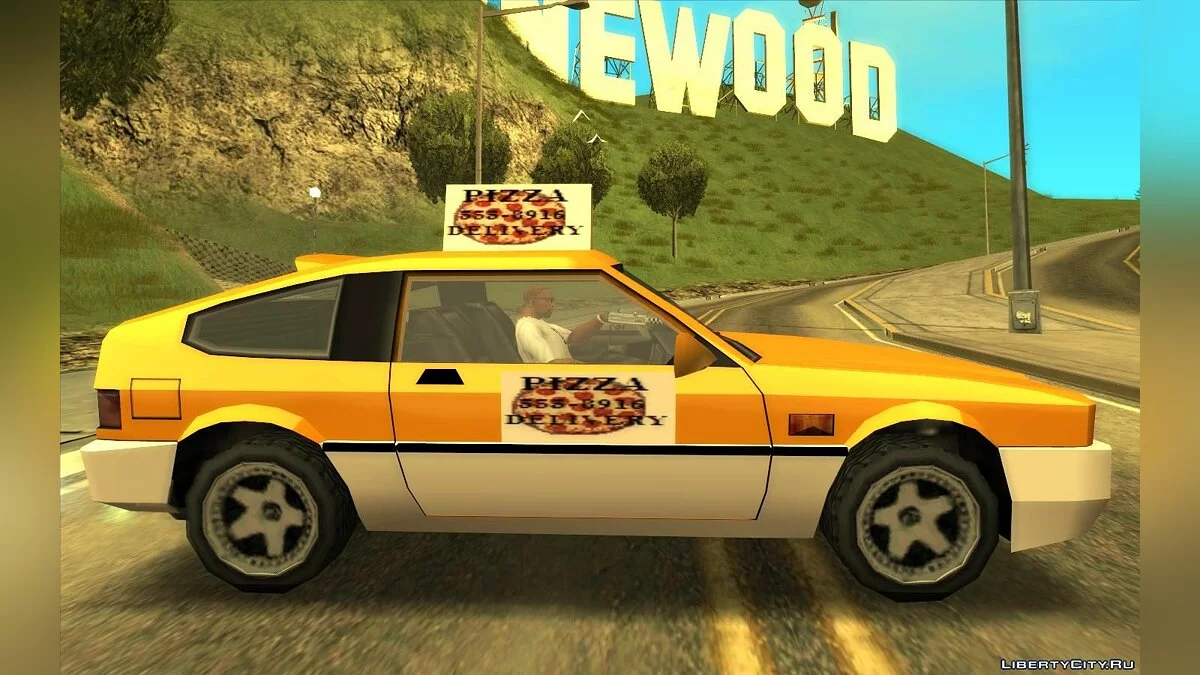 Carro de Entrega de Pizza / GTA San Andreas