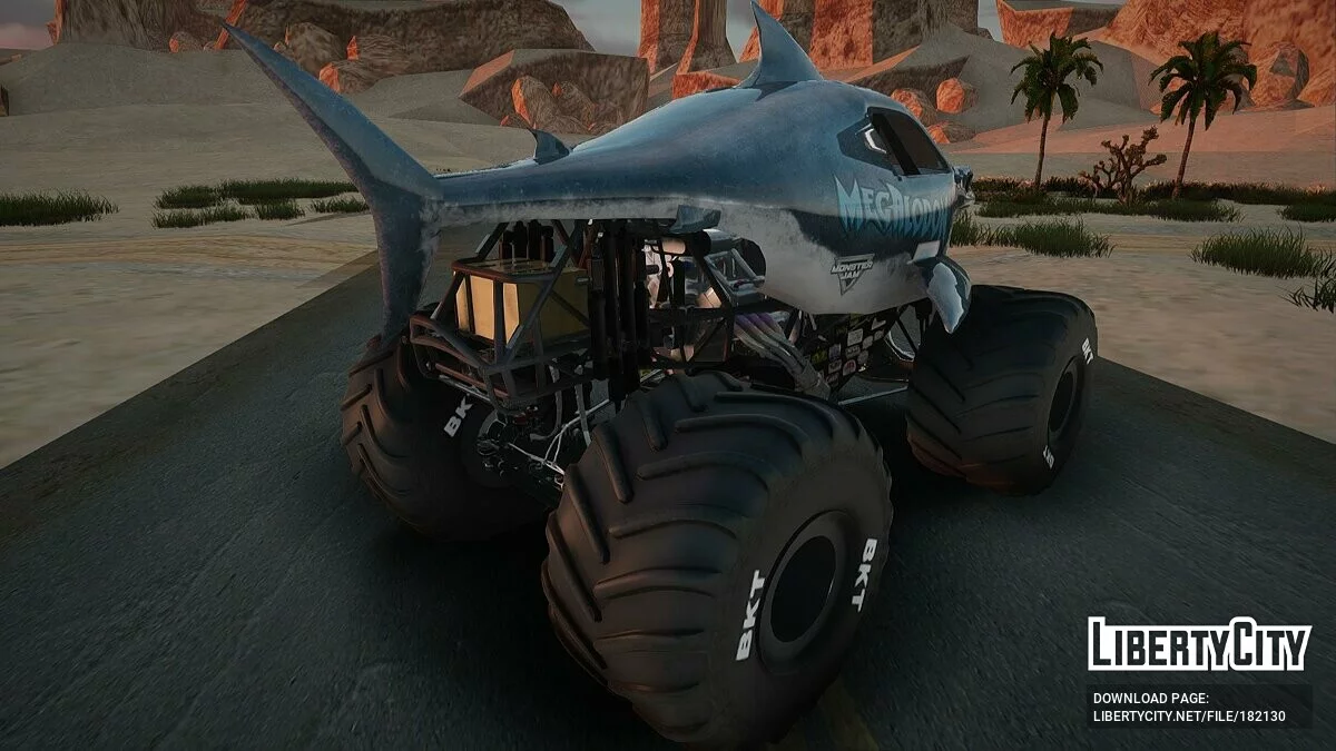 Megalodon Dari Monster Jam Steel Titans / GTA San Andreas