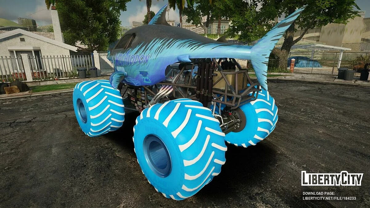 Megalodon из Monster Jam Steel Titans / GTA San Andreas