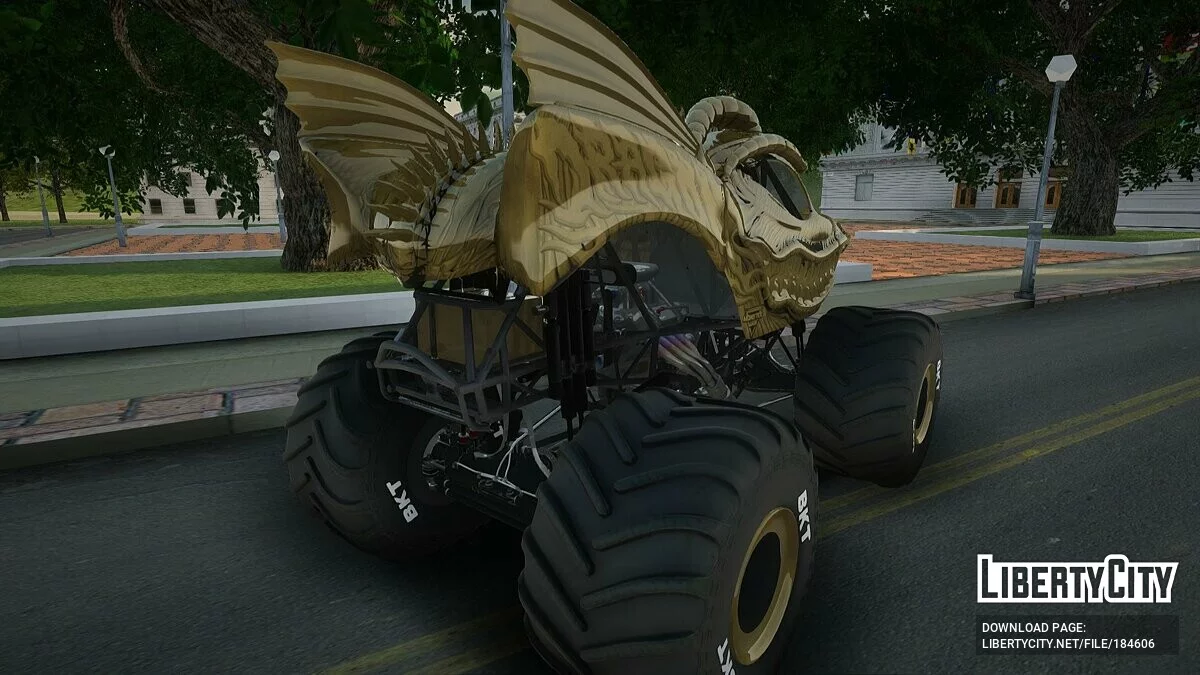Dragon Gold dari Monster Jam Steel Titans / GTA San Andreas