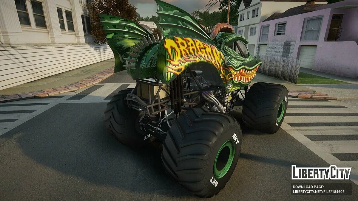 Dragon з Monster Jam Steel Titans / GTA San Andreas