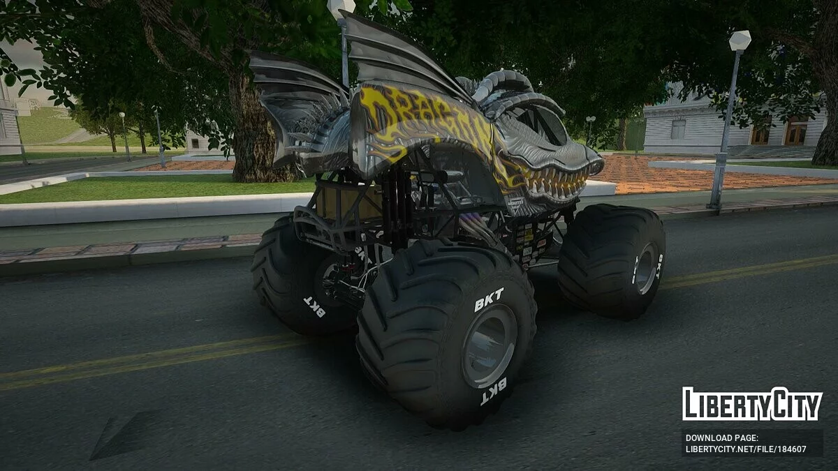 Dragon Overcast dari Monster Jam Steel Titans / GTA San Andreas