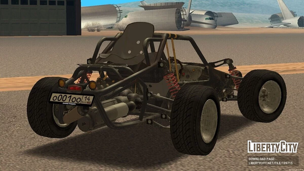 Багги из PUBG + CCD / GTA San Andreas