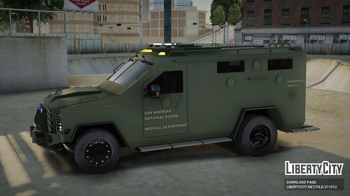 Lenco Bearcat SANG MedEvac 2009 / جي تي إيه سان أندرياس