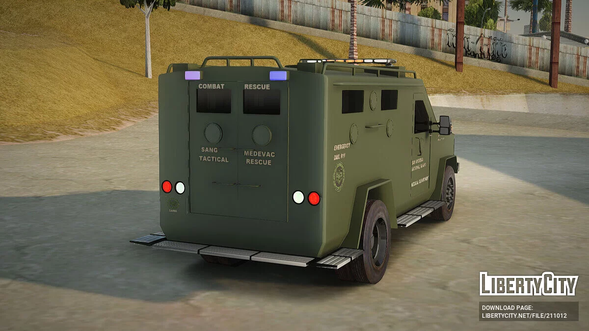 Lenco Bearcat SANG MedEvac 2009 / جي تي إيه سان أندرياس