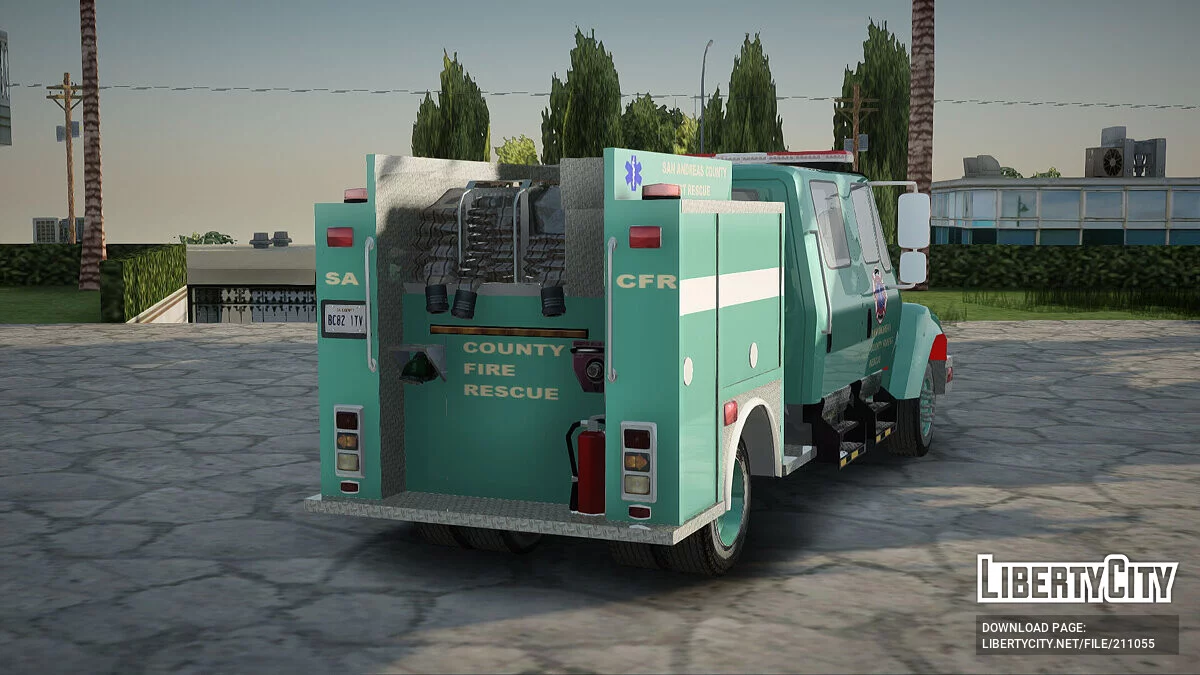 Mesin Penyelamat Tipe 3 Internasional SACFR / GTA San Andreas