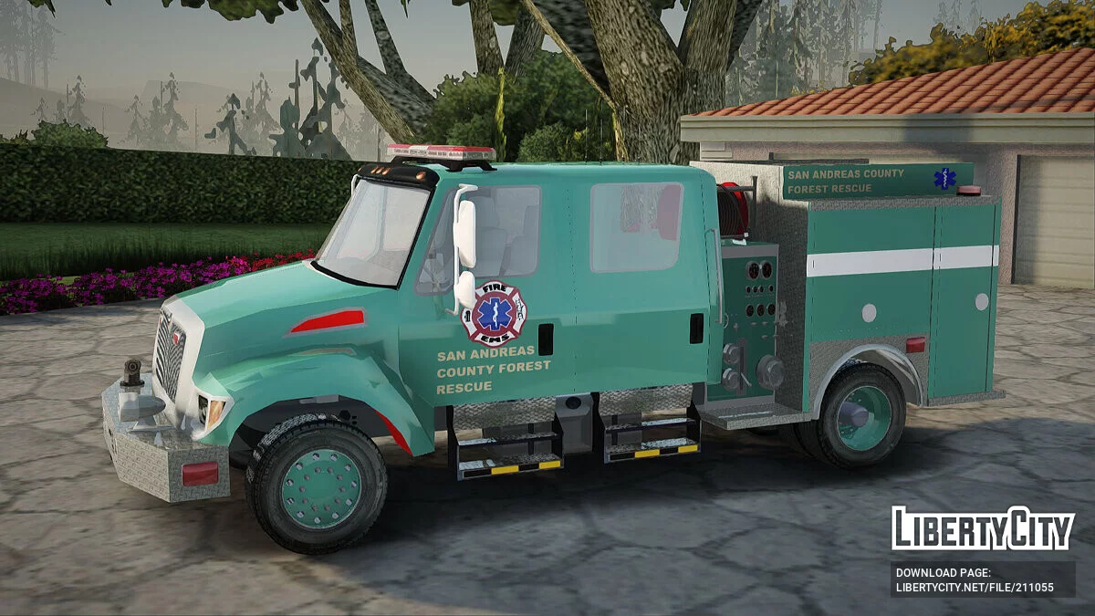 Mesin Penyelamat Tipe 3 Internasional SACFR / GTA San Andreas