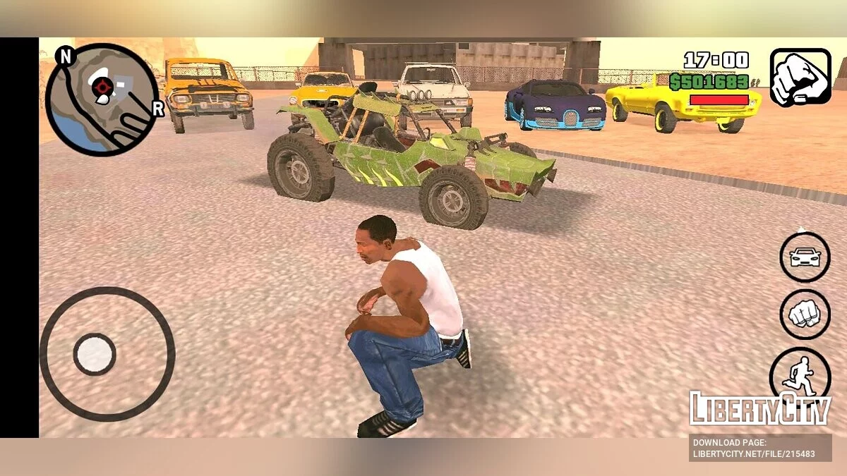 PUBG Mobile Buggy (جلد التمساح) / جي تي إيه سان أندرياس