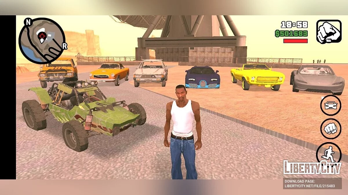 PUBG Mobile Buggy (جلد التمساح) / جي تي إيه سان أندرياس