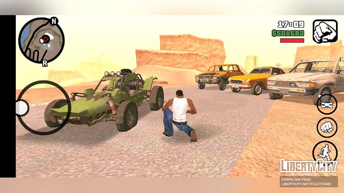PUBG Mobile Buggy (جلد التمساح) / جي تي إيه سان أندرياس