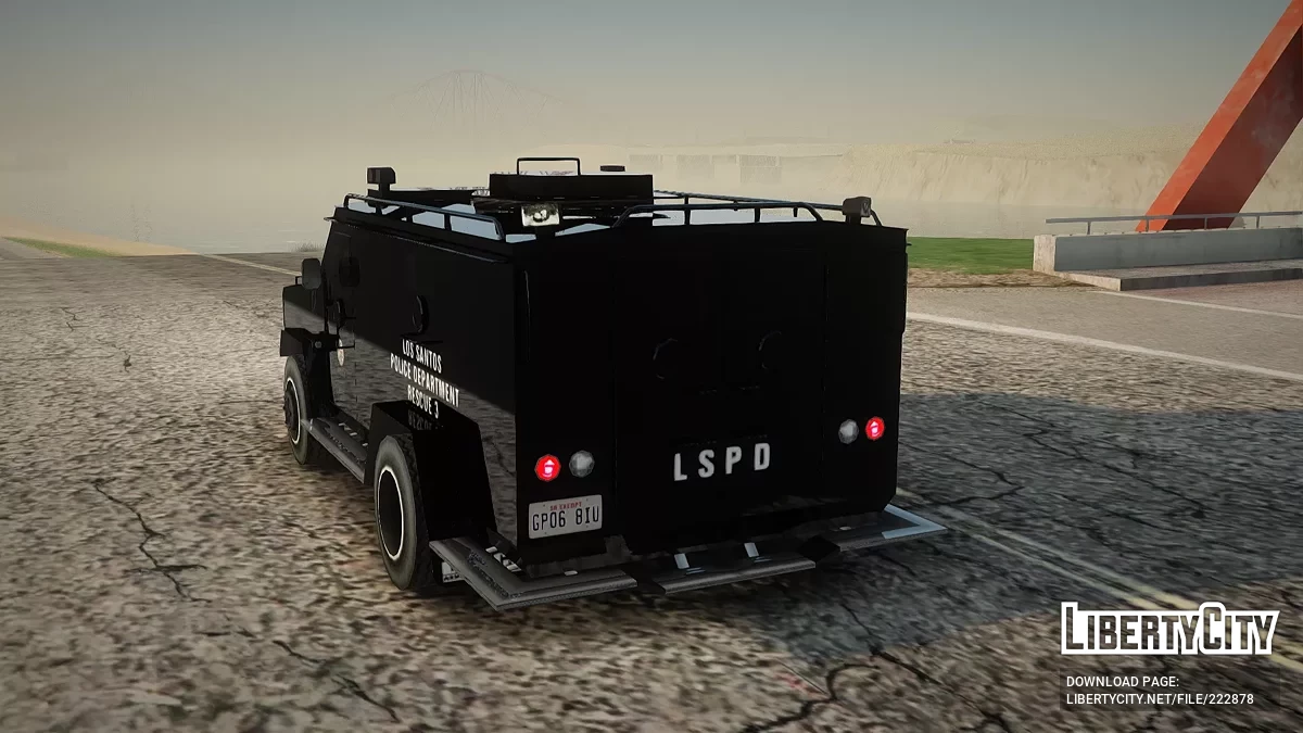Lenco Los Santos Поліцейський Департамент Рятувальна 3 / GTA San Andreas