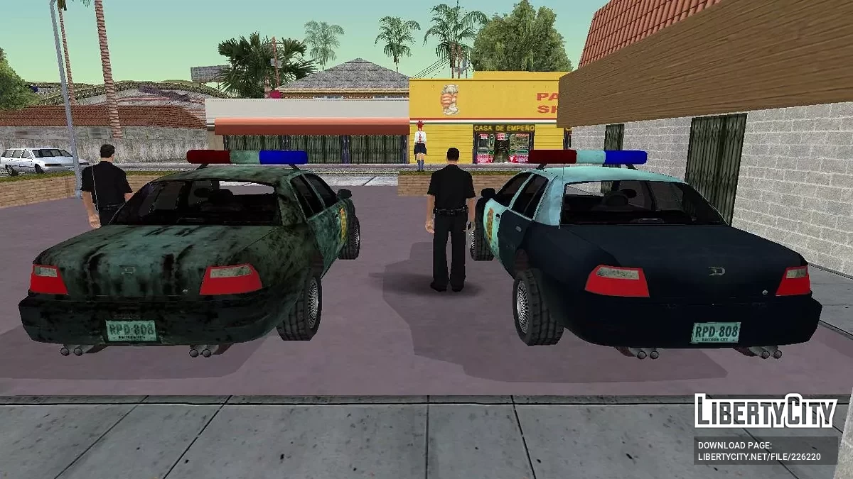Carro de Polícia de Resident Evil: Operation Raccoon City / GTA San Andreas