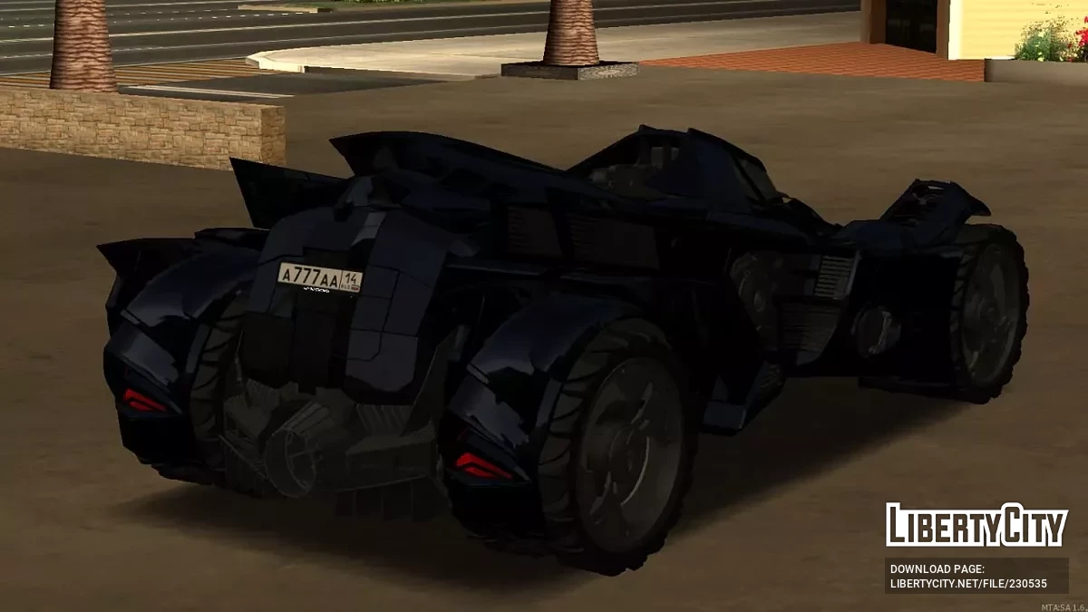 Batmóvil + CCD / GTA San Andreas