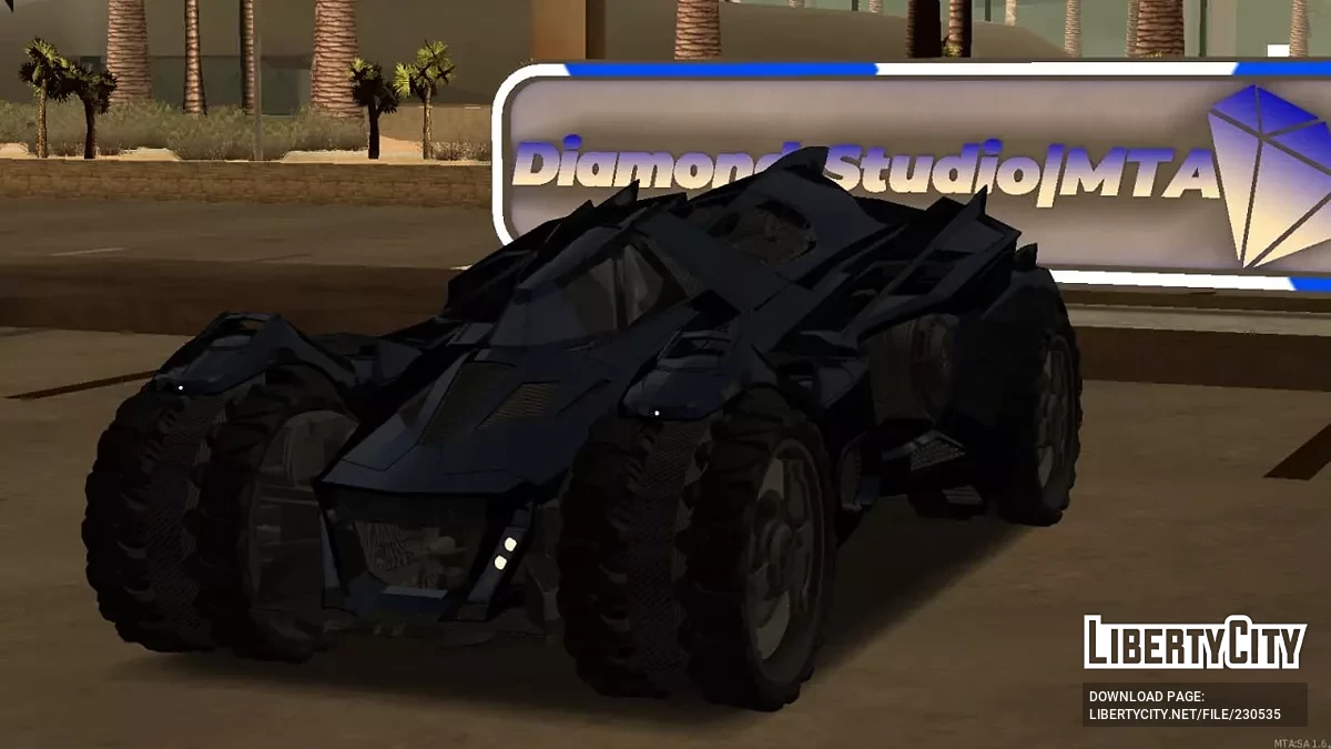 Batmóvil + CCD / GTA San Andreas