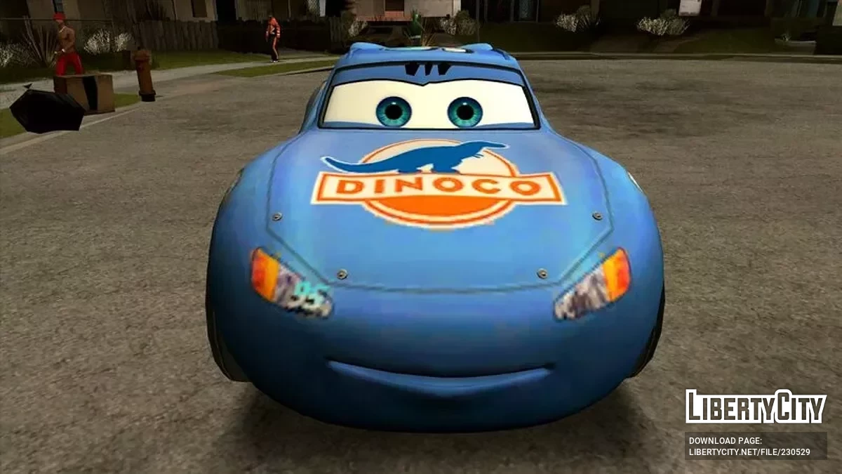 Rayo McQueen Dinoco / GTA San Andreas