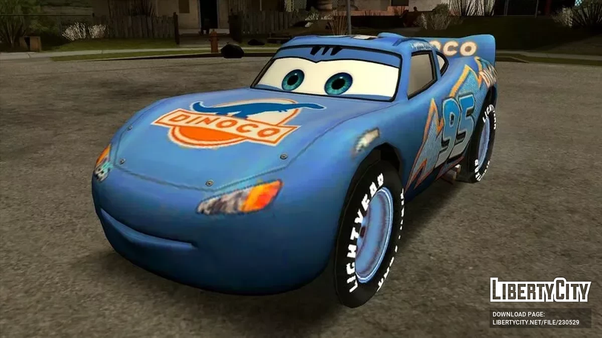 Rayo McQueen Dinoco / GTA San Andreas